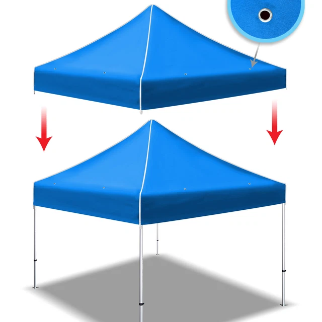 Replacement Canopy for 10'x10' Ez POP UP Tent Instant Gazebo Polyester Cover