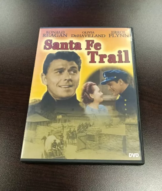 SANTA FE TRAIL (2006, DVD) Errol Flynn, Ronald Reagan Used Nice Shape Fast Ship