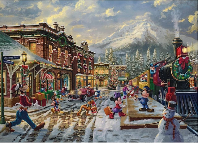 Ceaco - Thomas Kinkade - Holiday - Candy Cane Express - 1000 Piece Jigsaw Puzzle
