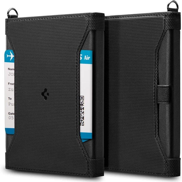Color pop® - Protezione antiRFID per passaporto, in PVC, 13,4 x 9,6 cm, Nero , 13,4 x 9,6 x 0,4 cm, Classico