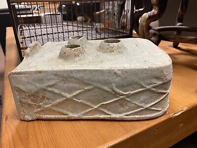 Ancient  Chinese Green Glaze Pottery Ceramic Han Dynasty Tomb Burial Stove Model