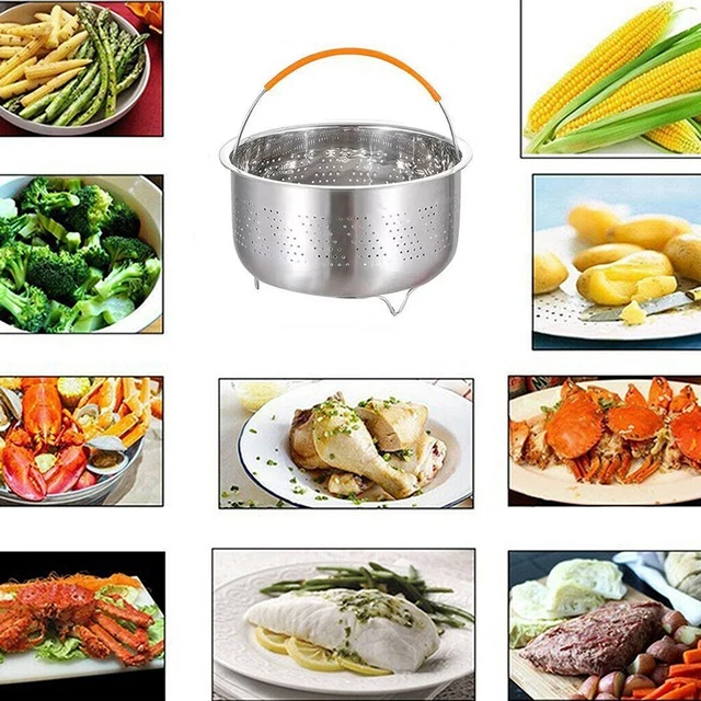 8 quart instant outlet pot steamer basket