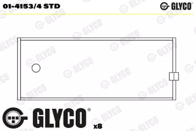 GLYCO 01-4153/4STD Pleuellager für Ford