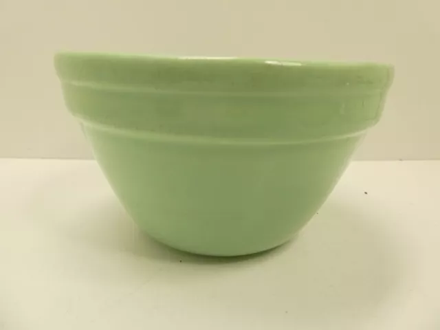 Fowler Ware Vintage Green Mixing Bowl Australian Pottery Ceramic Studio