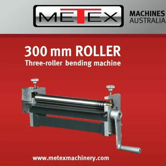 Sheet Metal Roller 300mm METEX Quality Sheet Metal Pinch Rolls Curved Rolling