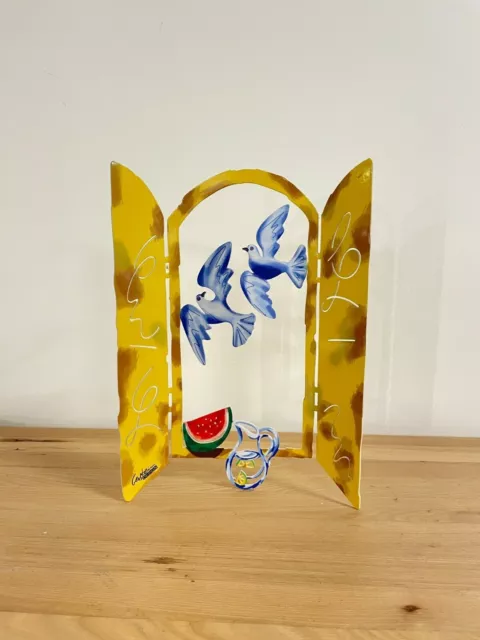 DAVID GERSTEIN Pop art Metal "Ventana --- Escultura de verano"