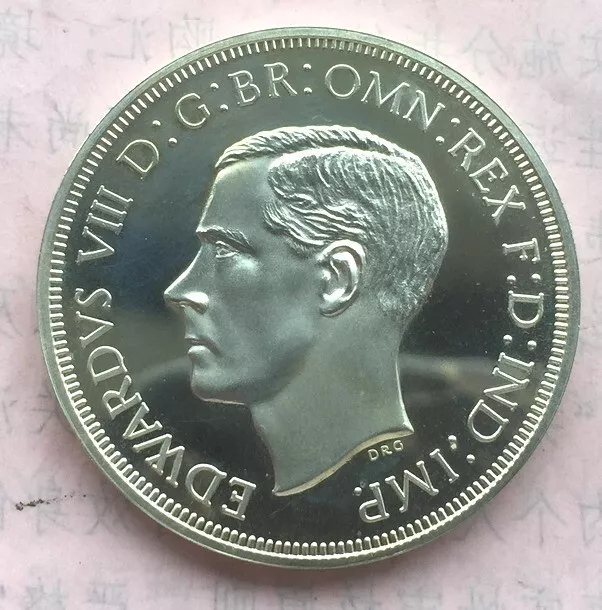 Great Britain 1936 Edward VII Crown Restrik Silver Coin,Proof