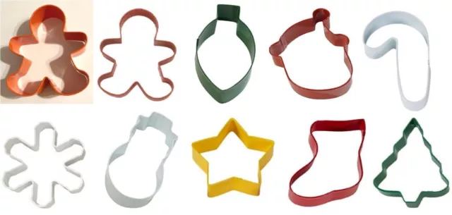 Christmas shape Cookie Cutter Wilton metal standard size U pick price for 1