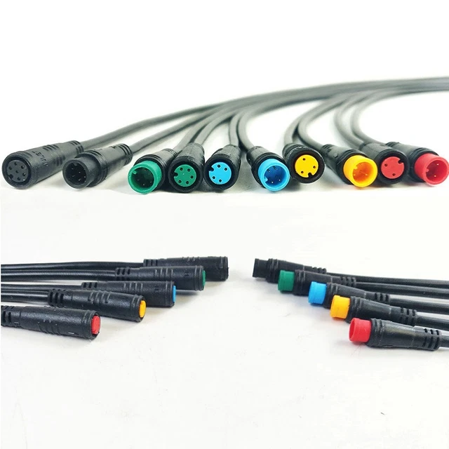 Rallonge Connecteur écran 5 Broches Pour Vélo électrique Ebike - SODIAL - Noir