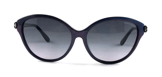 Tom Ford Priscila TF 342 Black Cat Eye Women\'s Sunglass Pre Owned Tom Ford Brow/Pearl TF 342 Priscila Sunglasses Tom Ford | TLC US main image 2