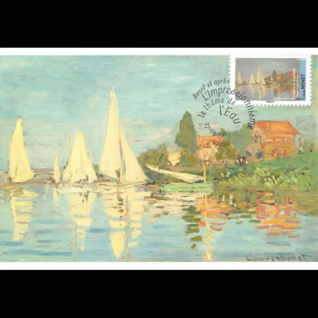 CM - Impressionnisme, Claude Monet, Oblit 27/4/13 Paris