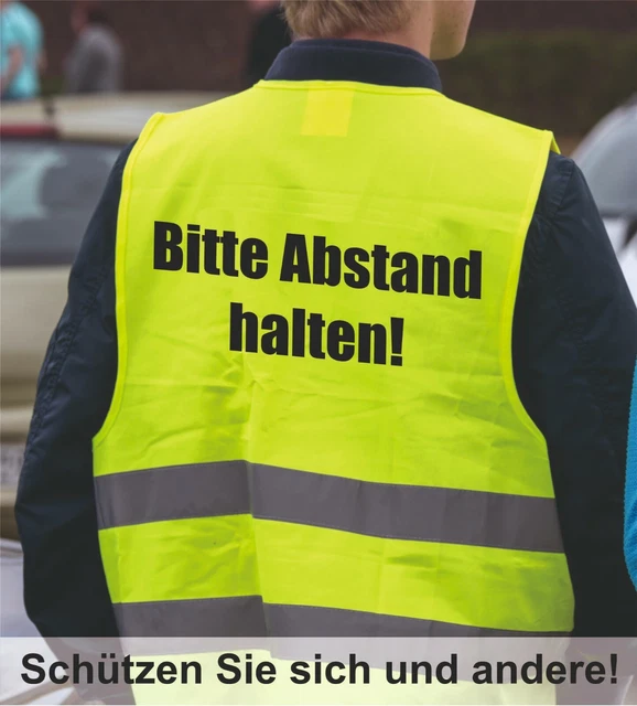 Warnweste Corona der Marke Würth mit hochwertigem Druck!