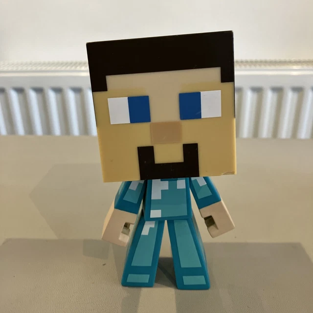 MOJANG MINECRAFT STEVE Diamond Edition Notch Block Figure 6