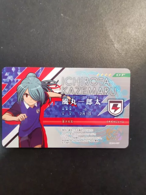 Inazuma Eleven License Japanese Card Ichirota Kazemaru Holo TOMY LEVEL-5