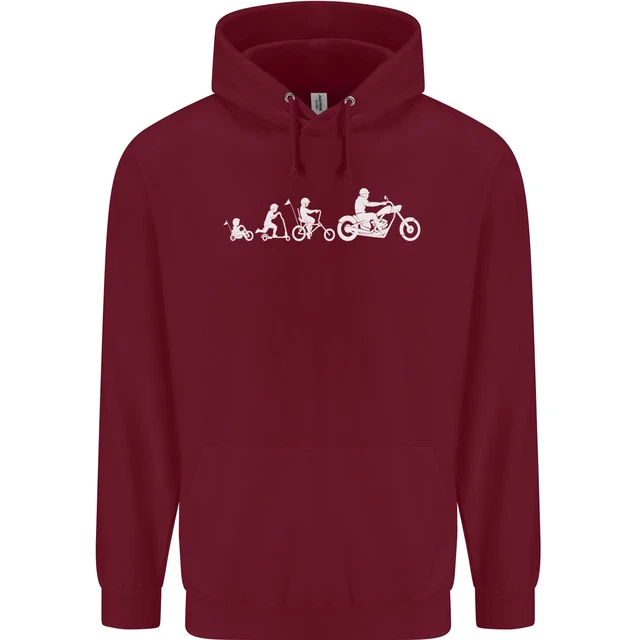 Felpa con cappuccio Evolution Moto Moto Biker Bambini 3