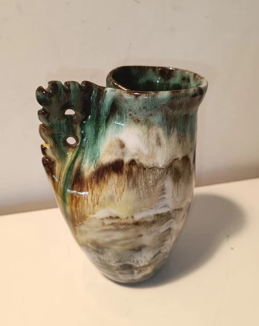 Ancien Vase Pichet Céramique Signé À Identifier