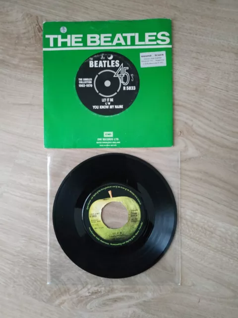 Beatles  Let It Be  – R 5833   Vinyle UK :  7"