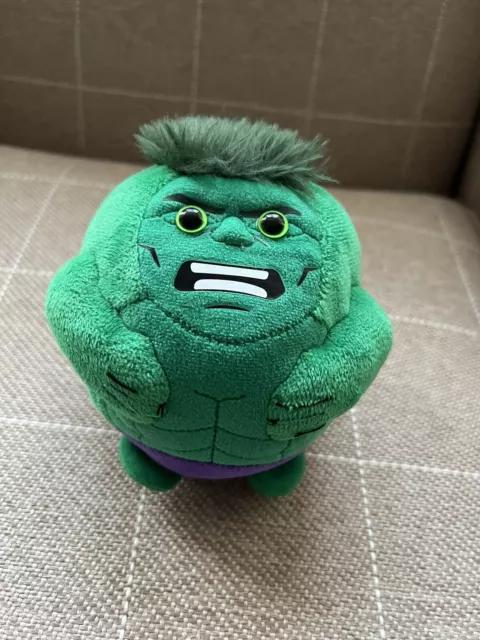 Ty Beanie Ballz Plush Marvel Hulk Small 5” Plush Stuffed Doll Toy ball