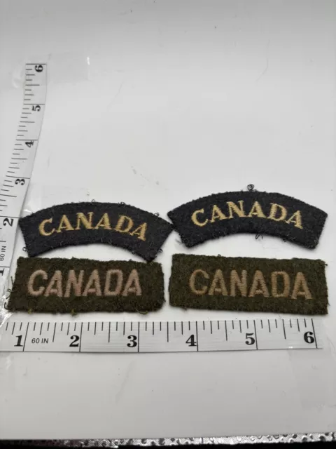 Canadian Army lot of 4 National titles