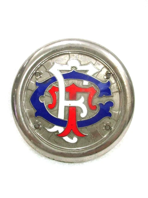 ANCIENNE PLAQUE DE calandre émaillée, automobilia, Touring Club de France TCF EUR 15,00