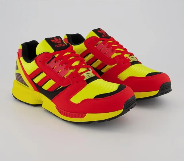 Adidas ZX 8000 Germany Trainers Yellow Black Red,  GY4682  Size UK 12   ZX8000