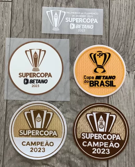 2020-21/2022 Supercopa Do Brasil Patch Badge Flamengo Bicampeão Champion  Campeon