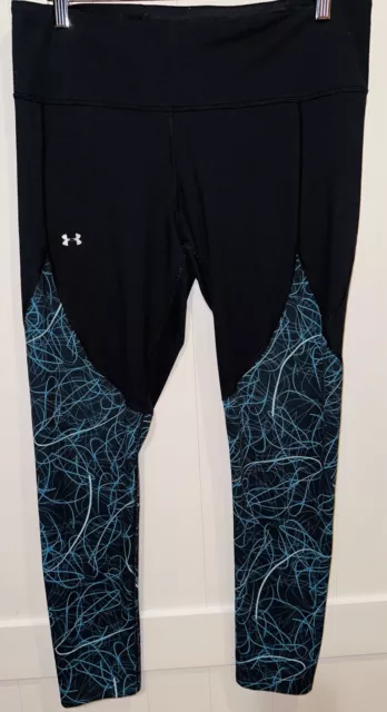 UNDER ARMOUR Women's Reflect Hi-Rise Fitted Printed Full Length Leggings XL