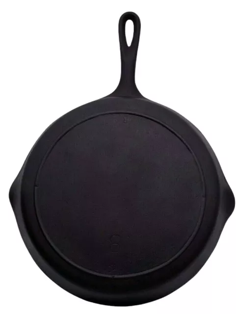 Lodge Cast Iron Skillet No 8 Three 3 Notch Heat Ring Old American Cookware USA