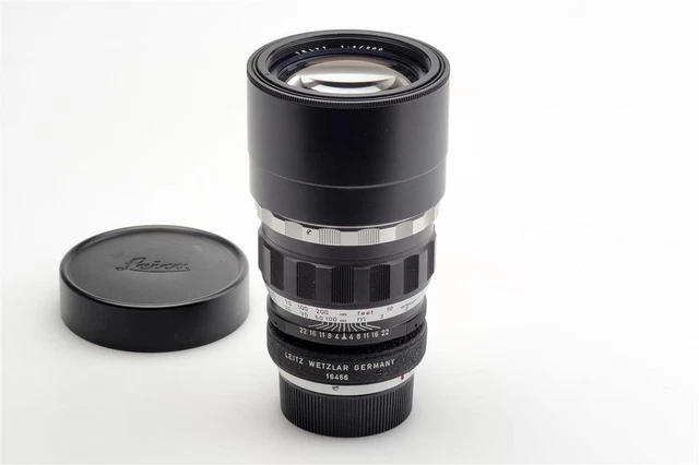 Leitz Leica M39 Telyt 4/200mm w. 16466 OUBIO Visoflex Adapte (1679764280)