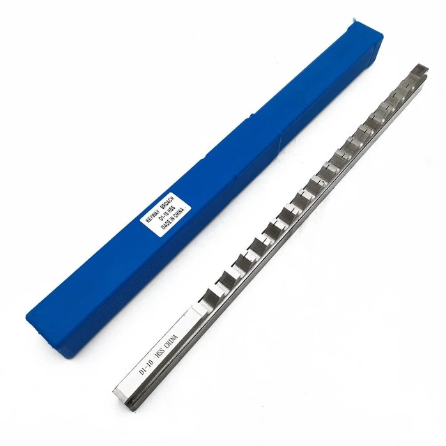 Push-Type Keyway Broach 10mm D Metric Size Broaches Broaching Tools For CNC