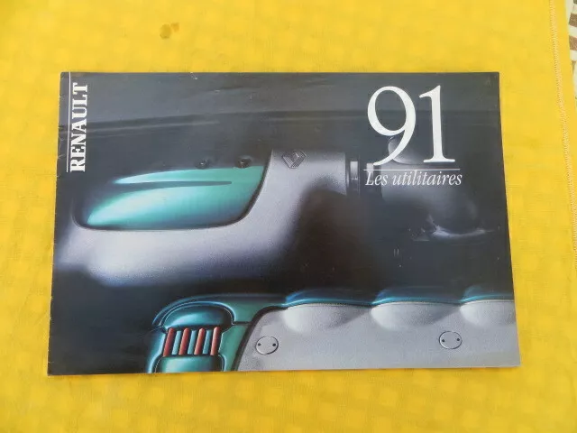 RENAULT les utilitaires - catalogue publicitaire 1991