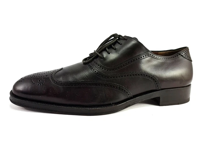 Fratelli Rossetti Marron Cuir Richelieu Homme Chaussures Taille US 7.5 Ue 40.5