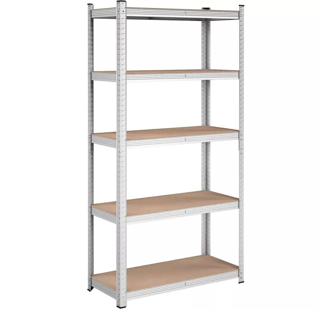 Shelving Unit Storage Shelves Steel Boltless 5 Tier Racking Heavy Duty Garage