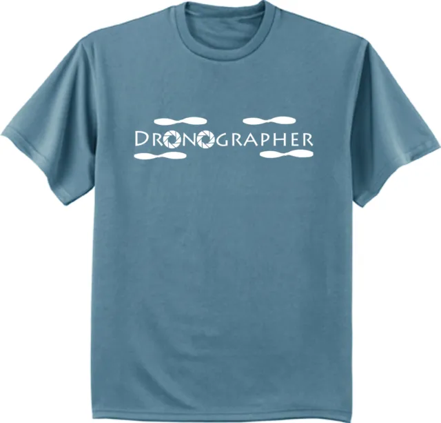 Dronographer uav drone t-shirt funny drone enthusiast hobby ariel photography