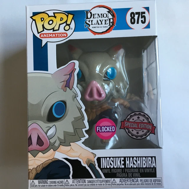 Demon Slayer Funko pop INOSUKE HASHIBIRA Flocked 875 Edition