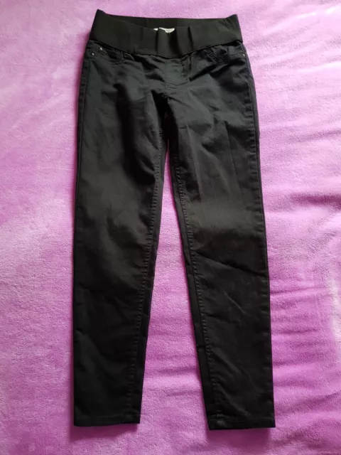 New Look Emilee maternity Size 10/EUR 38 under bump skinny jeggings L27" - Black