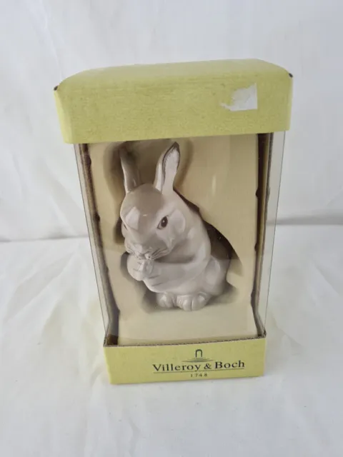 Porzellan Hase fressend Villeroy & Boch Spring Rabbits Osterhase in OVP