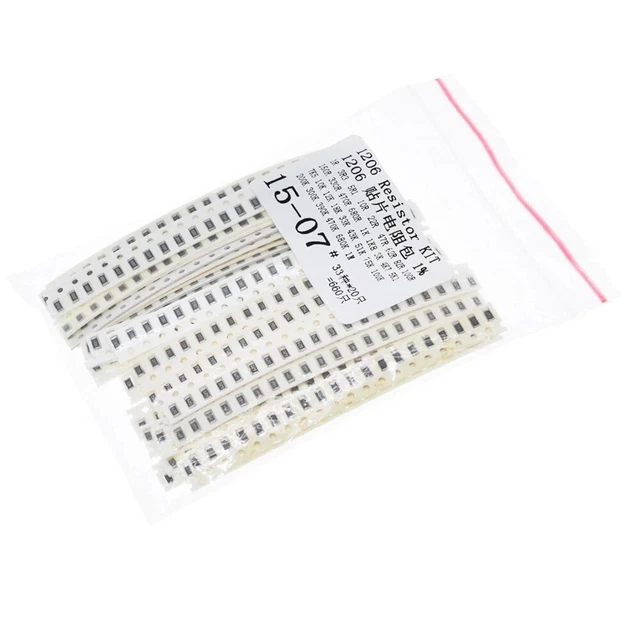 Kit De 600 Résistances à Film Métallique - 30 Valeurs De 10Ω à 1MΩ - 1/4W - Pour Projets électroniques DIY