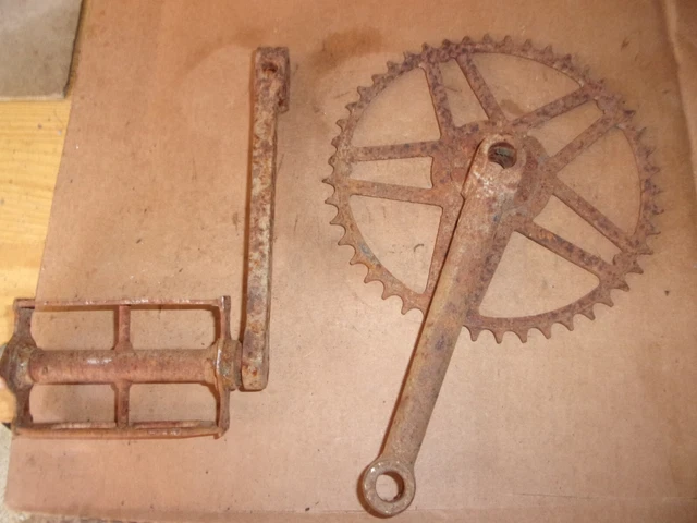 CYCLO PEDALIER DOUBLE Plateaux Velo Randonneuse Cyclo Touriste Ancien Bicycle EUR 22,00 - FR