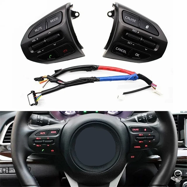 STEERING WHEEL BUTTONS For Kia K5 Optima 2014 2015 Cruise Volume Control Buttons EUR 50,93