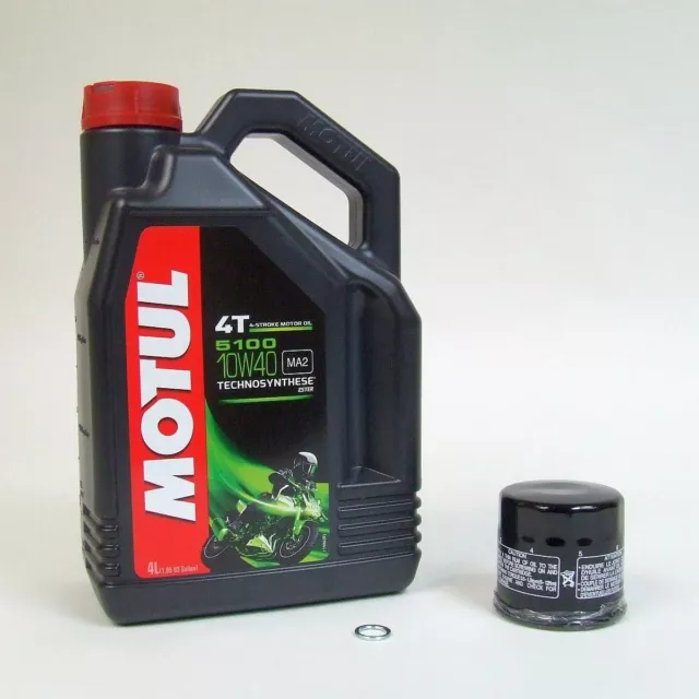 Service Kit Ölwechsel Motul 5100 10W-40 Öl passend für Yamaha YZF R1 98-06