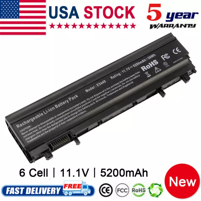 ✅For Dell Latitude E5440 E5540 Laptop Battery Type VV0NF NVWGM 6 Cell