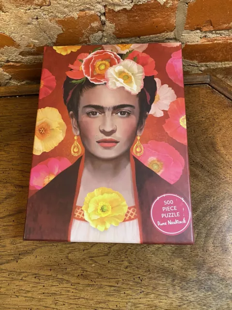 NEW Sealed Frida Kahlo Icon Series 500 Pieces Art Portrait Flowers bag is seal