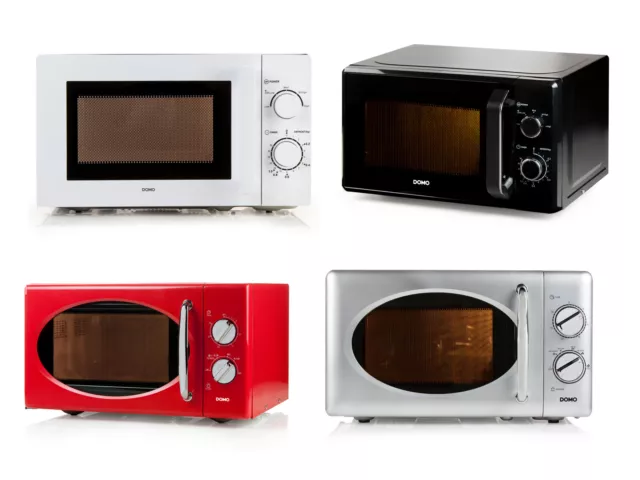 Kleine Retro Mikrowellen, Microwave coole Microwellen mit Timer & Auftaufunktion