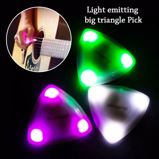 Part Plectrum Ukulele Picks Glowing Picks Acoustic Guitar Picks Luminous Picks