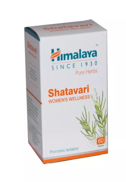 Himalaya Herbal Shatavari / Asparagus Promotes Lactation 60 tabs/womens wellness