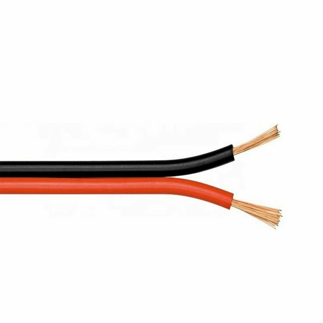 Cavo Hi-Fi Electraline - Bobina Da 10m, Doppino Rosso/Nero - Foto 6