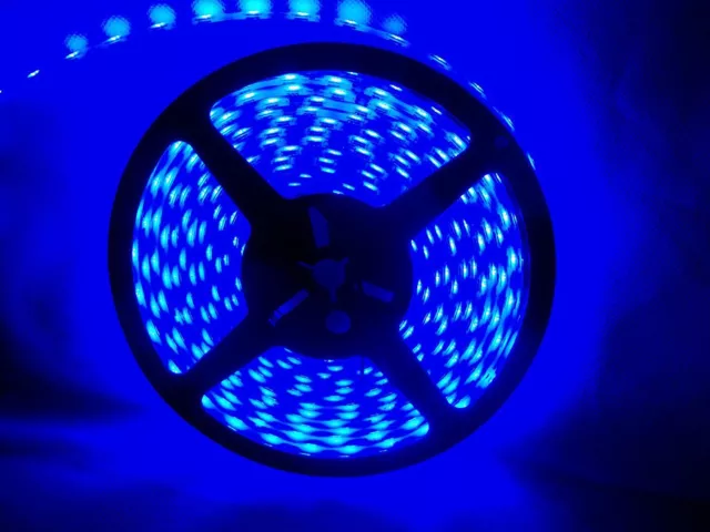 LED Strip Light 5M Seal Glue IP68 Waterproof SMD5050 Blue for Fish Tank Pool