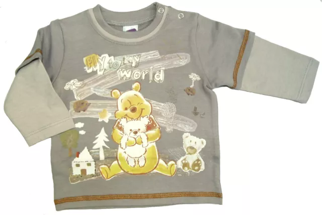 Neu! Disney Winnie Pooh Sweatshirt 2-in-1 Langarmshirt Longsleeve Pulli 62