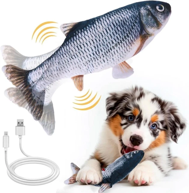 UPGRADED CAT TOYS Flopping Fish, Flopping Fish Dog Exercise Toy ...